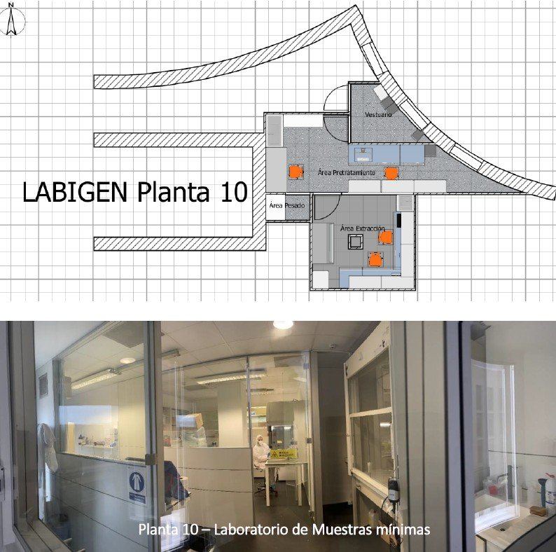 Plano Planta 10 — Lab muestras mínimas